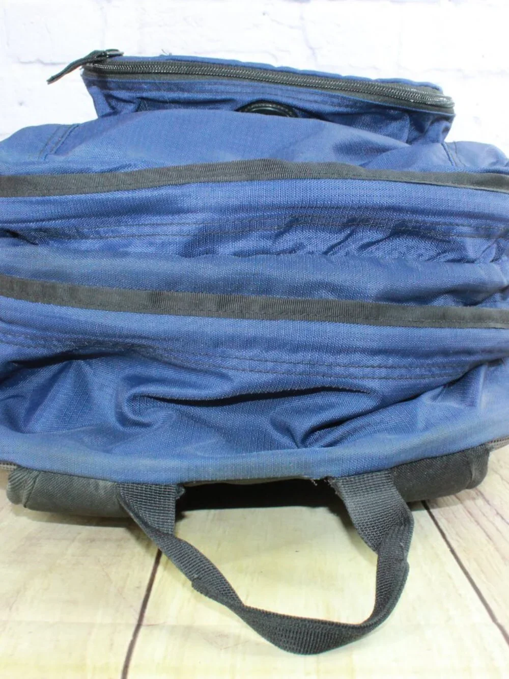 LL Bean Unisex Adult Navy A Super Deluxe Book Pack 41L School Travel Backpack